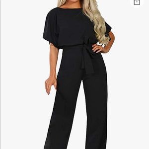 black jumpsuit romper